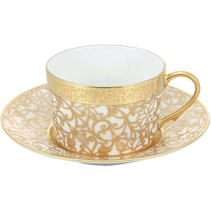 Raynaud Tolede Or/Gold White Tea Saucer Extra