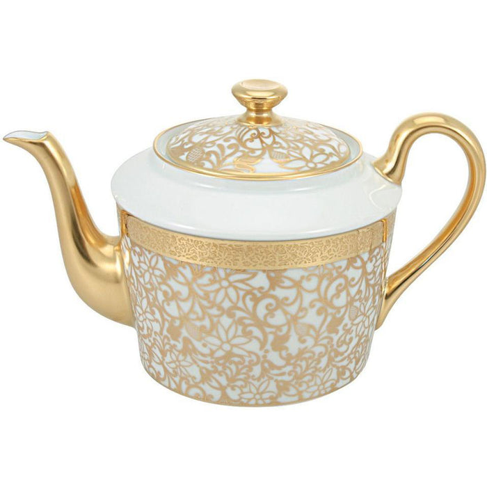 Raynaud Tolede Or/Gold White Tea Pot
