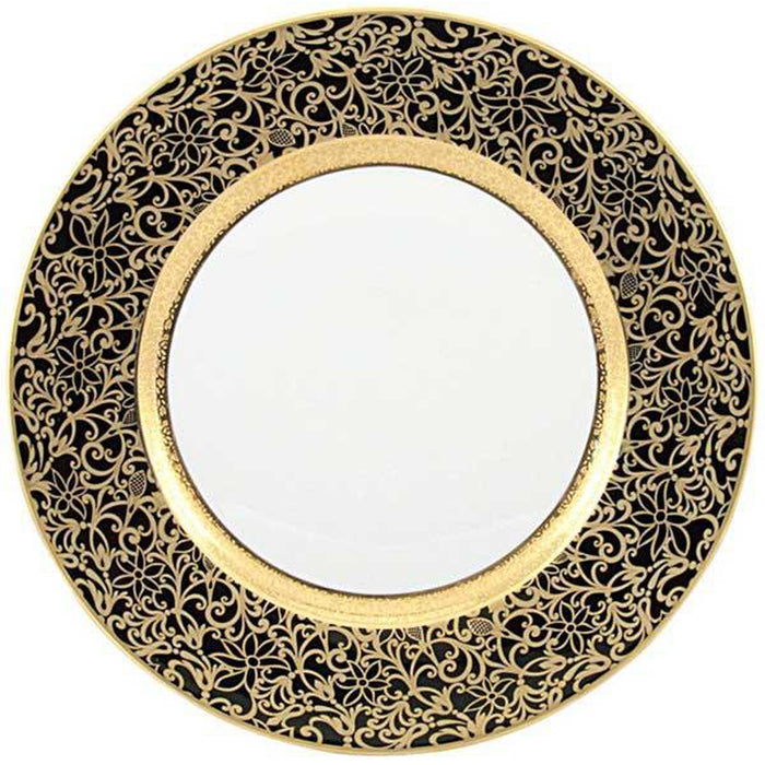 Raynaud Tolede Or/Gold Black American Dinner Plate