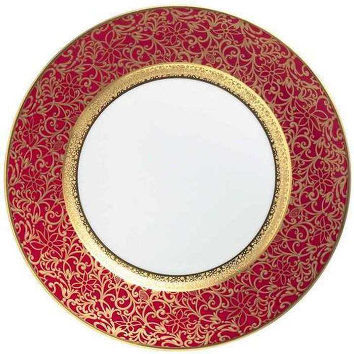 Raynaud Tolede Or/Gold Red American Dinner Plate