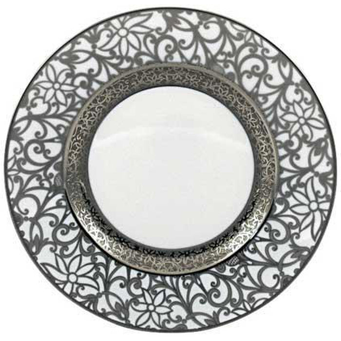 Raynaud Tolede Platinum White Bread And Butter Plate