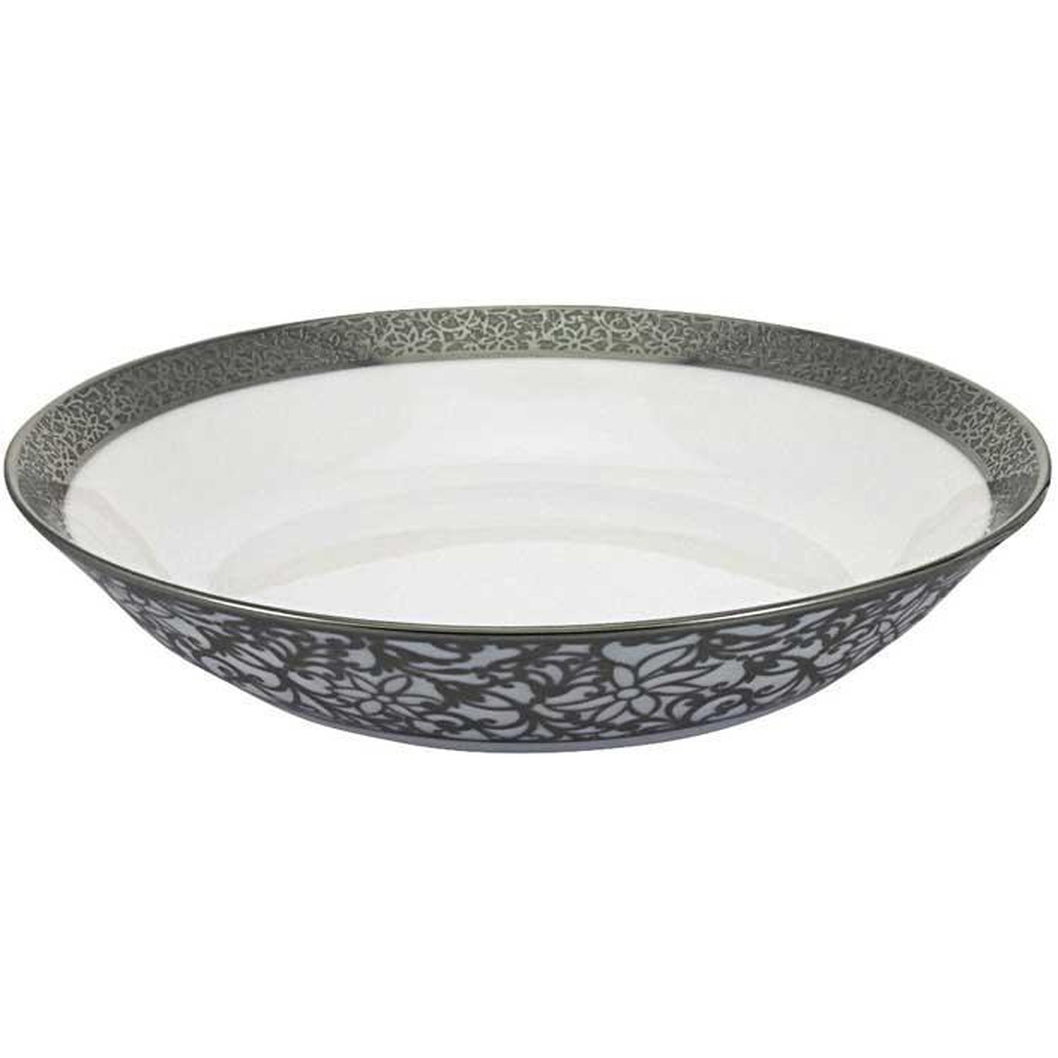 Raynaud Tolede Platinum White Coupe Soup Bowl