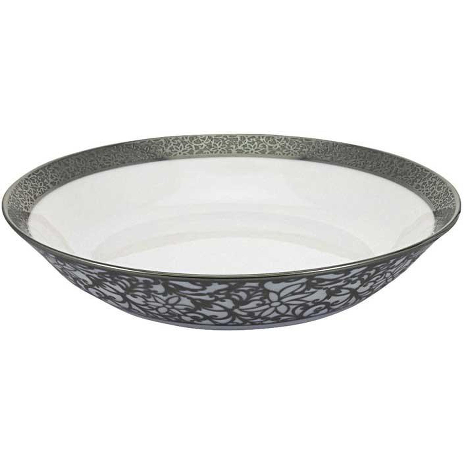 Raynaud Tolede Platinum White Coupe Soup Bowl