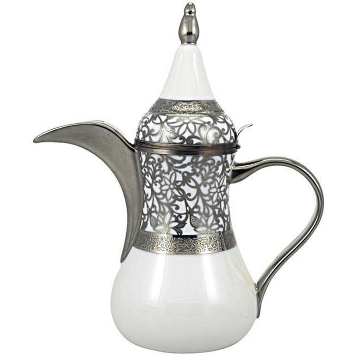 Raynaud Tolede Platinum White Arabic Coffee Pot