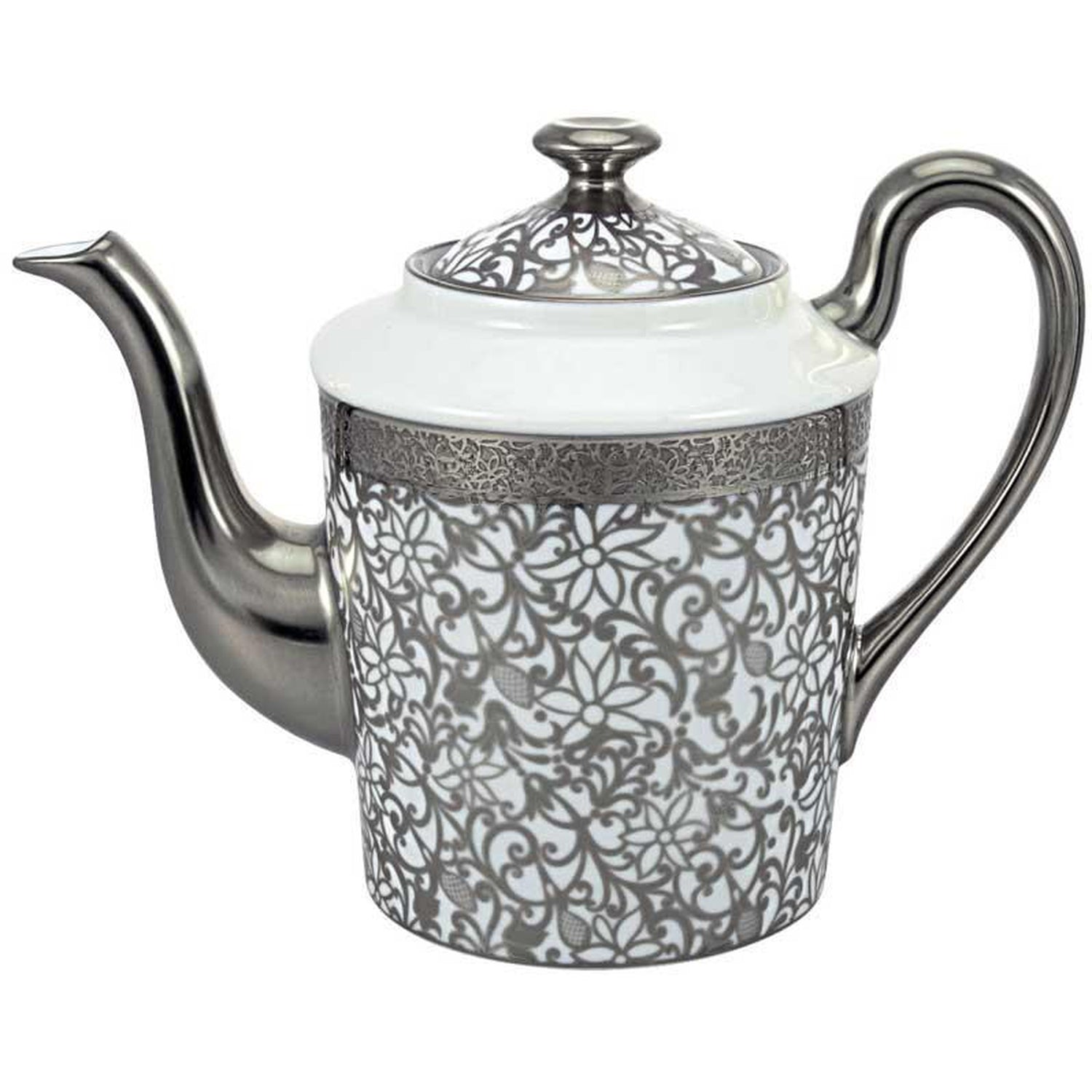 Raynaud Tolede Platinum White Coffee Pot