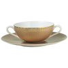 Raynaud Tresor Beige Motif N°1 Cream Soup Cup Beige