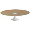 Raynaud Tresor Beige Motif N°1 Petit Four Stand Large Beige