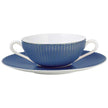Raynaud Tresor Bleu Motif N°1 Cream Soup Saucer Blue