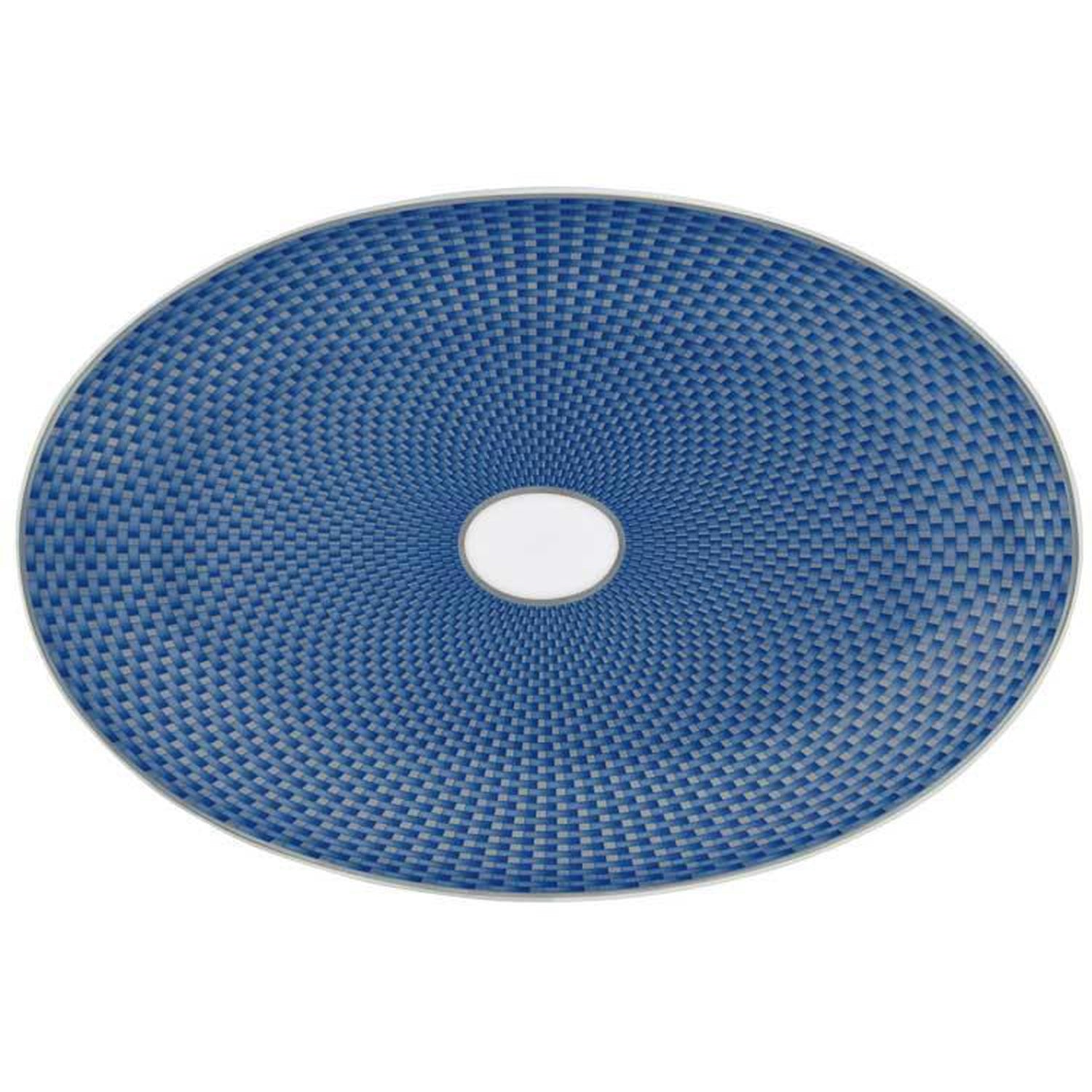 Raynaud Tresor Bleu Motif N°1 Pickle Dish