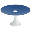 Raynaud Tresor Bleu Motif N°2 Petit Four Stand Medium