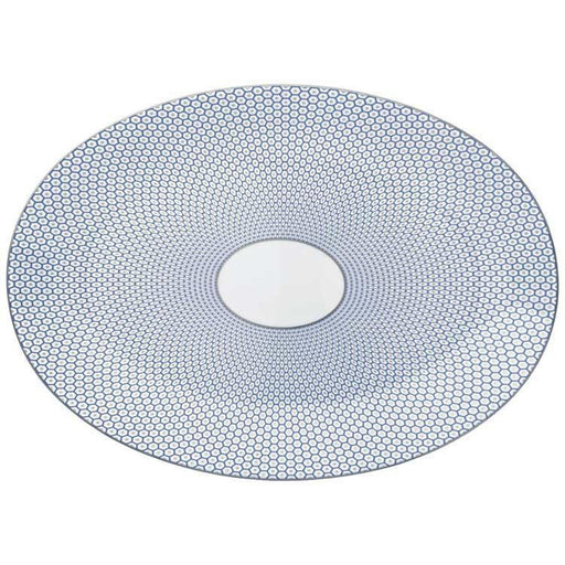 Raynaud Tresor Bleu Motif N°3 Oval Dish/Platter Large