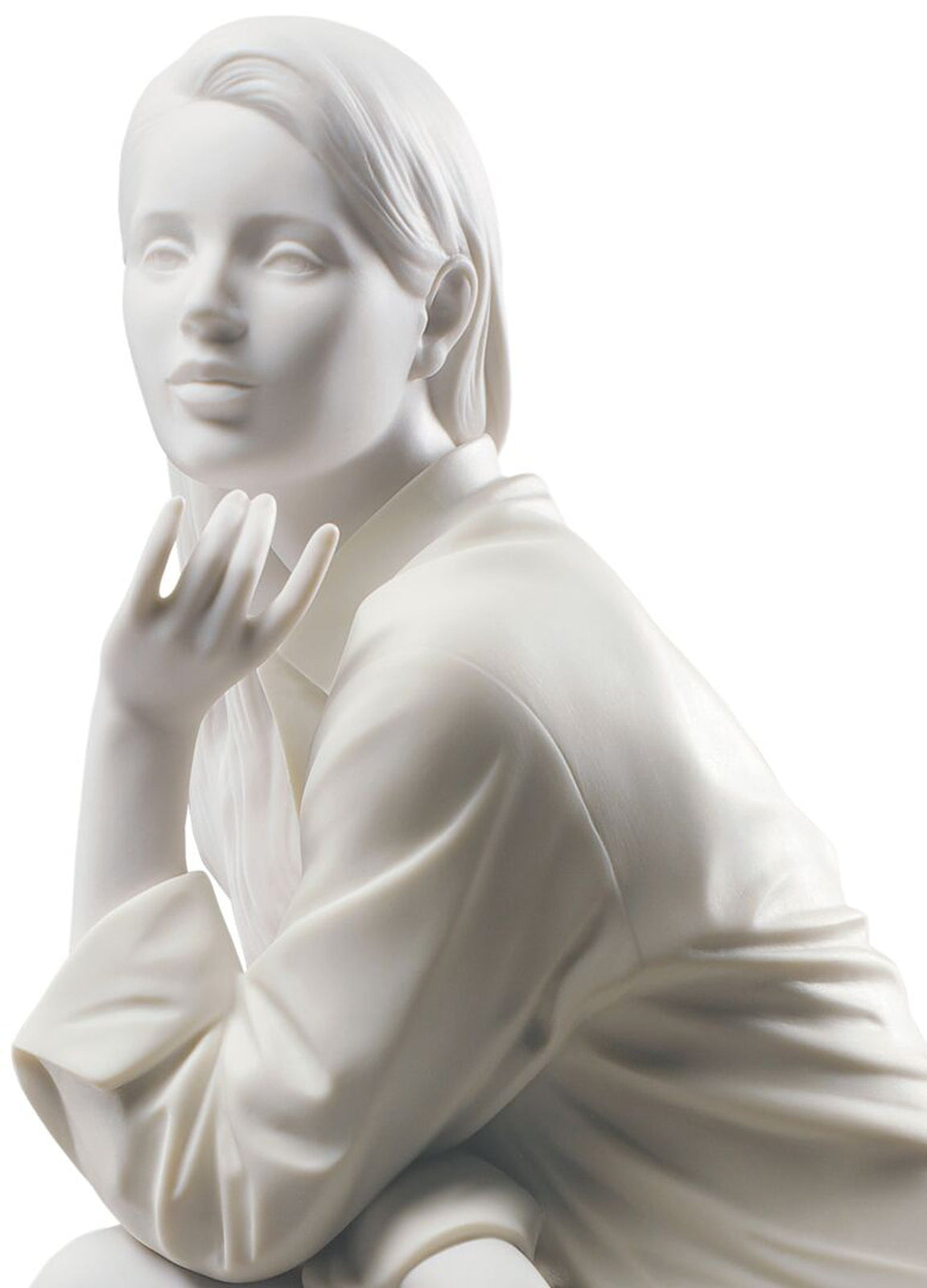 Lladro In My Thoughts Woman Figurine