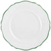 Raynaud Touraine Double Filet Vert Coupe Plate Deep