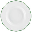 Raynaud Touraine Double Filet Vert Rim Plate Deep