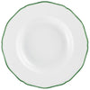 Raynaud Touraine Double Filet Vert Rim Plate Deep