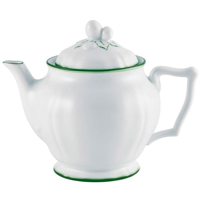 Raynaud Touraine Double Filet Vert Tea Pot