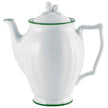 Raynaud Touraine Double Filet Vert Coffee Pot