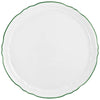 Raynaud Touraine Double Filet Vert Flat Cake Serving Plate