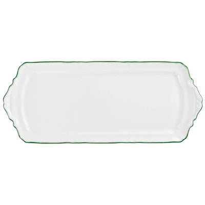 Raynaud Touraine Double Filet Vert Long Cake Serving Plate