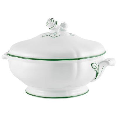 Raynaud Touraine Double Filet Vert Soup Tureen