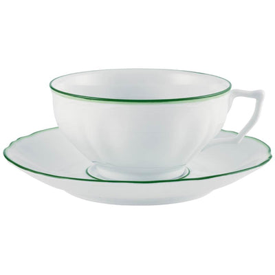 Raynaud Touraine Double Filet Vert Breakfast Cup Without Foot