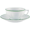 Raynaud Touraine Double Filet Vert Breakfast Cup Without Foot