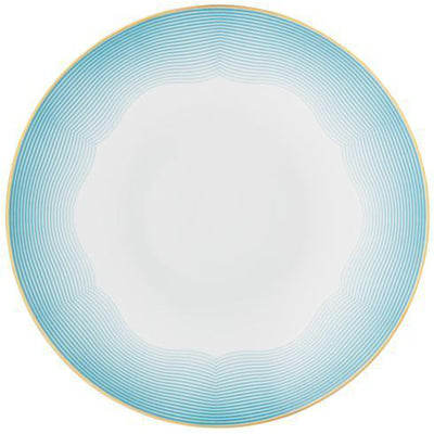 Raynaud Aura American Dinner Plate #1 Coupe Concentric Circles