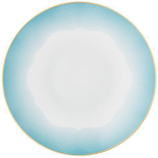 Raynaud Aura American Dinner Plate #1 Coupe Concentric Circles
