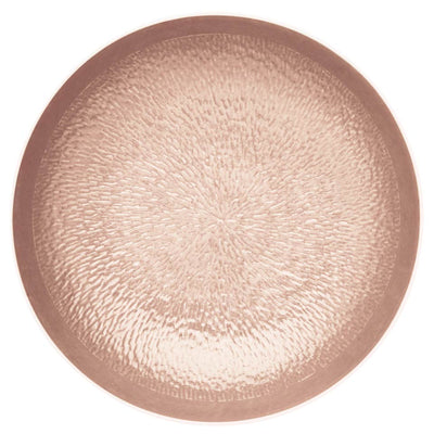 Raynaud Mineral Irise Copper Breakfast Coupe Plate