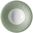 Raynaud Mineral Irise Celadon Rim Soup 8.9