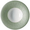 Raynaud Mineral Irise Celadon Rim Soup 8.9