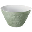 Raynaud Mineral Irise Celadon Cone Shaped Salad Bowl