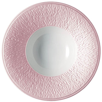 Raynaud Mineral Irise Nacre / Mother of Pearl Rim Soup 8.9"