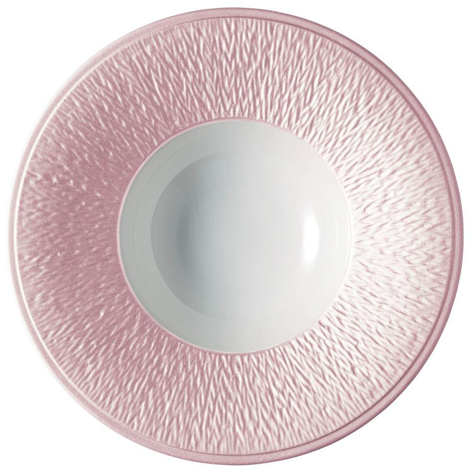 Raynaud Mineral Irise Nacre / Mother of Pearl Rim Soup 8.9