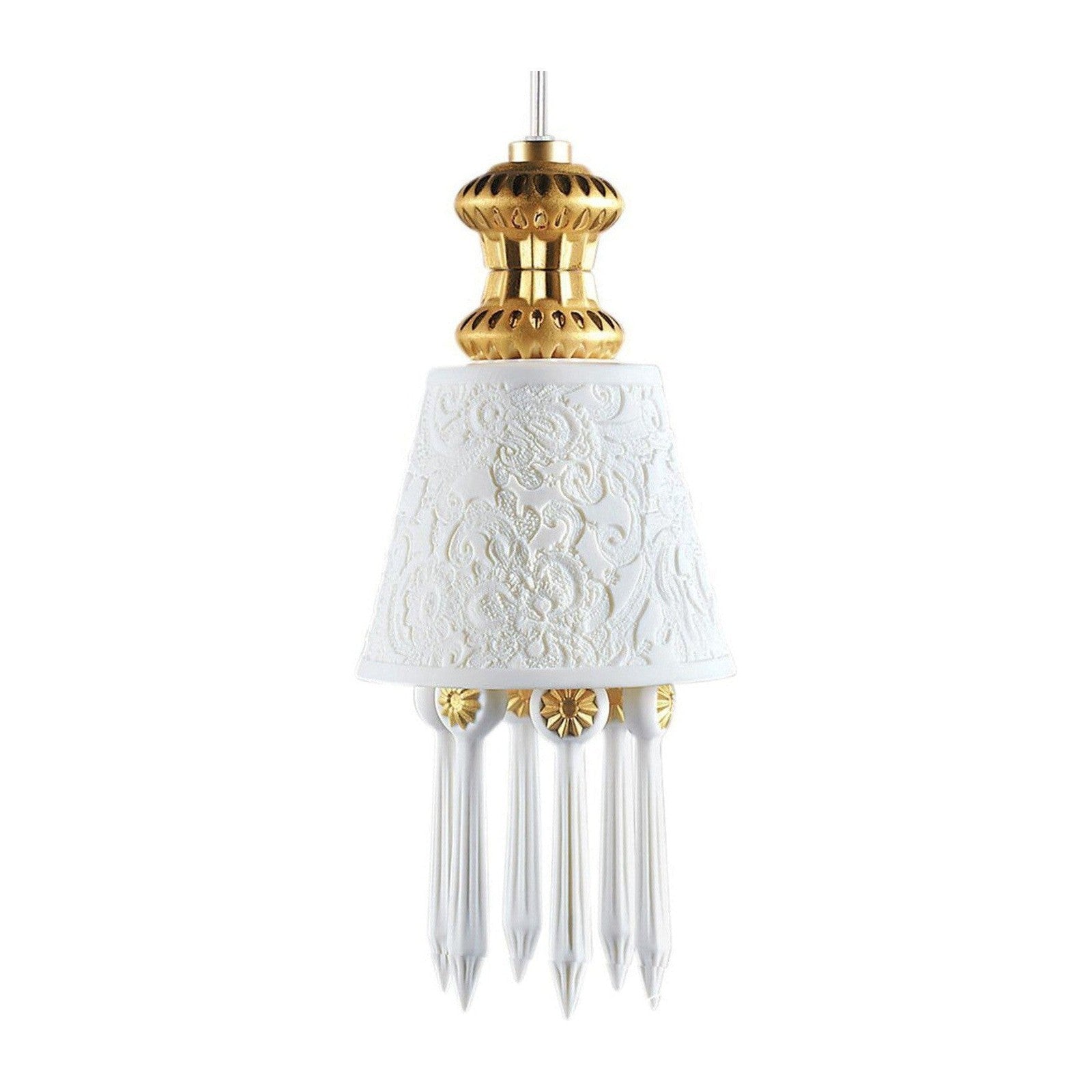 Lladro Belle de Nuit Ceiling Lamp with Lithophane US