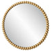 Uttermost Byzantine Round Gold Mirror