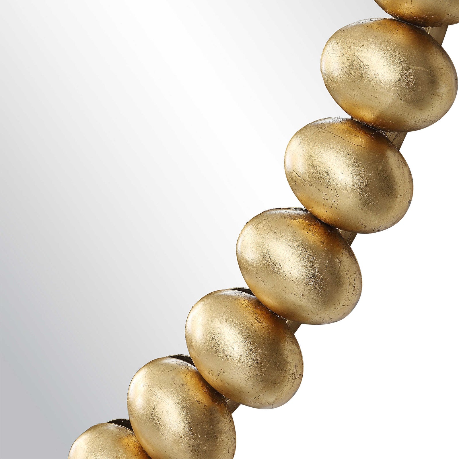 Uttermost Byzantine Round Gold Mirror