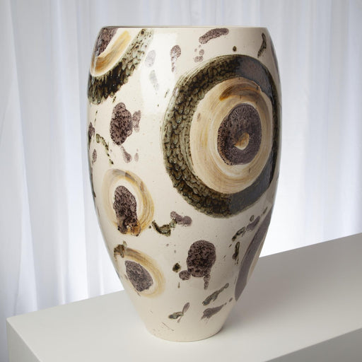 Global Views Earthtone Spots Vase