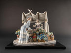 Lladro Flowers Market Sculpture Limited Edition