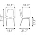 Zuo Norwich Dining Chair - Set of 2
