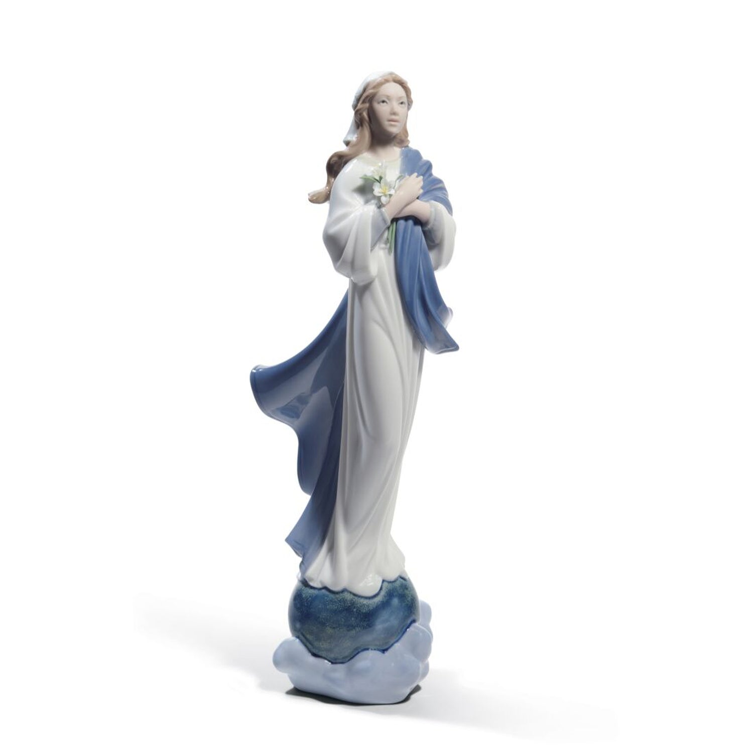 Lladro Blessed Virgin Mary Figurine