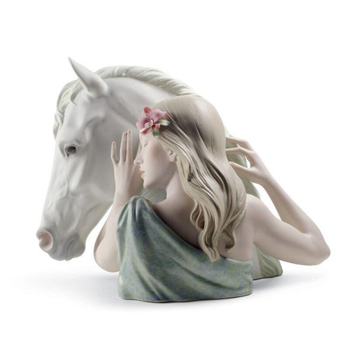 Lladro A True Friend Woman Figurine Limited Edition