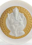 Lladro Lord Ganesha Decorative Plate Golden Lustre