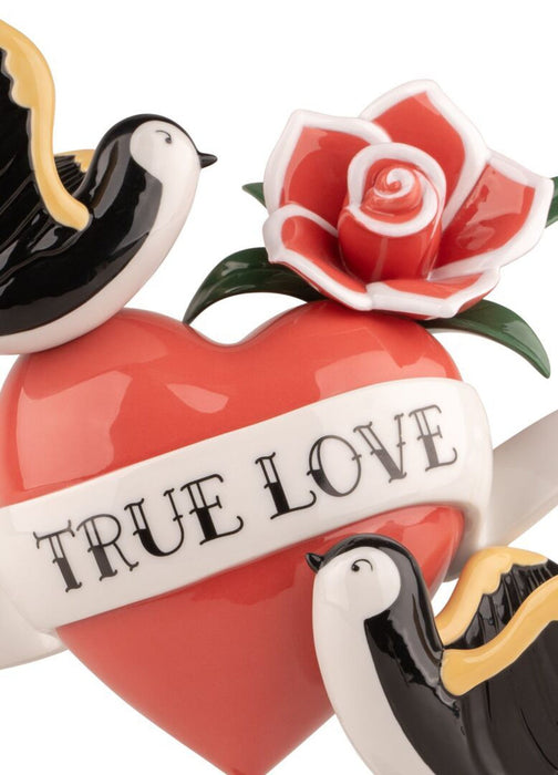 Lladro True love Heart Figurine