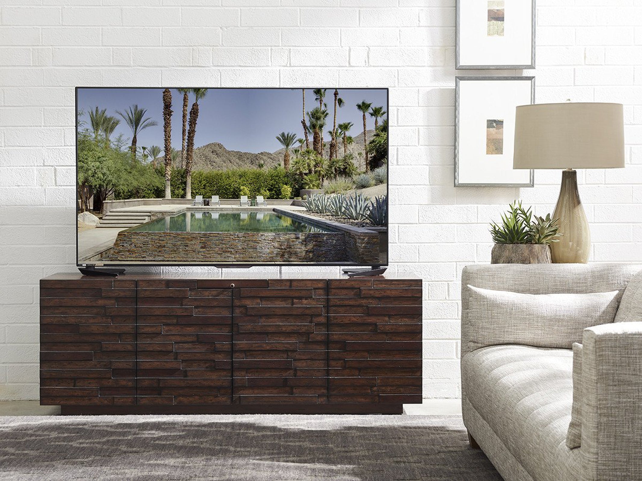 Sligh Studio Designs Criss Cross Media Console