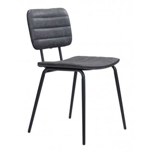Zuo Boston Chair Gray - Set of 2