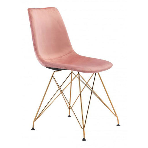 Zuo Parker Chair Pink - Set of 4
