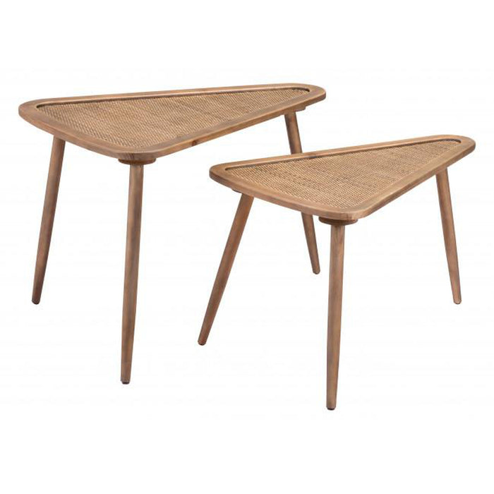 Zuo Jonathan Side Tables Natural