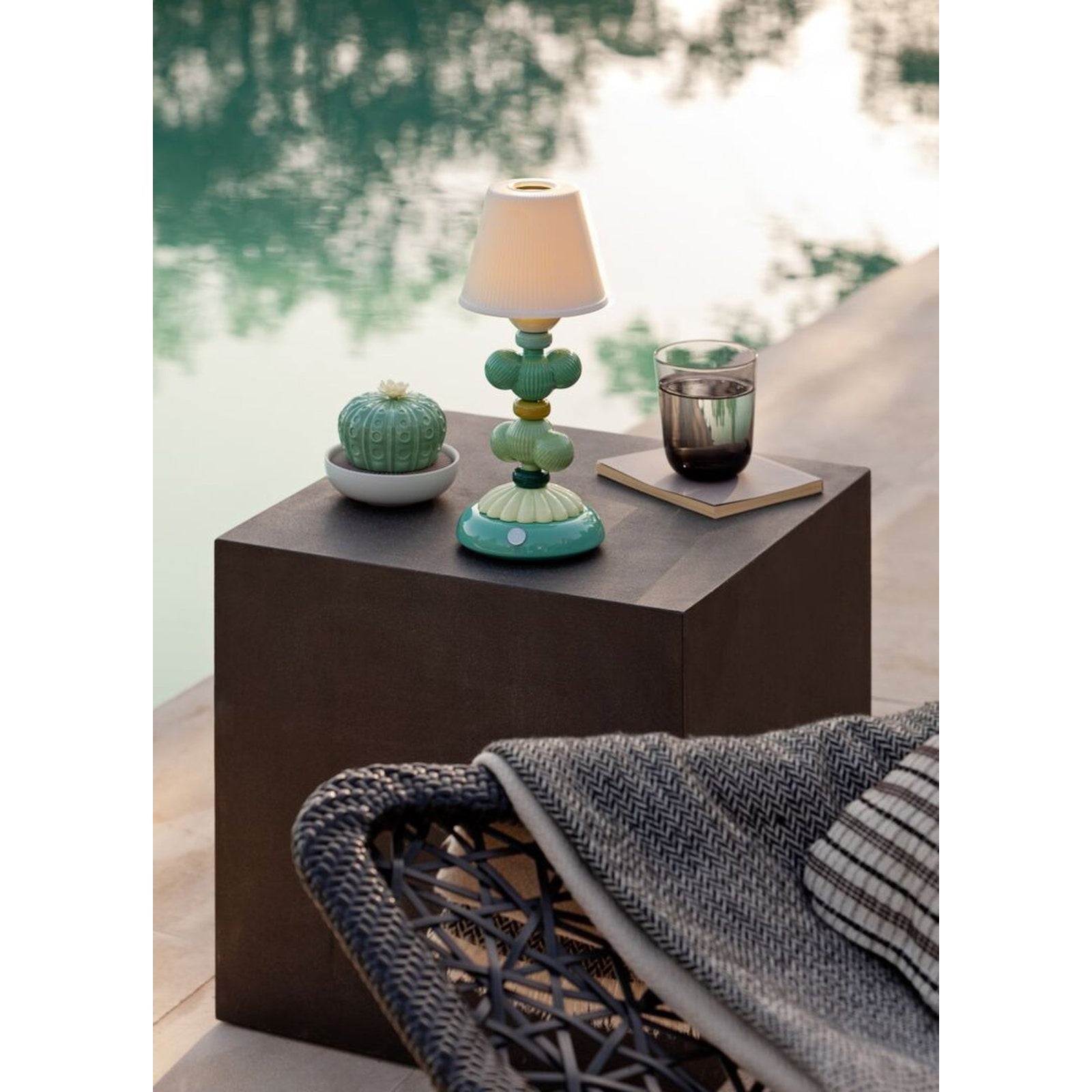 Lladro Cactus Firefly Table Lamp