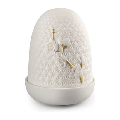 Lladro Cherry blossoms Dome Table Lamp